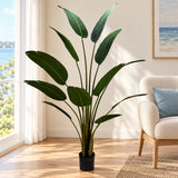 Grand Artificial Potted Travelers Palm (Banana Palm Tree) 160cm - styled product image A
