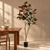 Potted Artificial 180cm Magnolia Tree - styled product image B