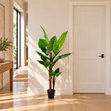 Nearly Natural Artificial Tree Taro Elephant Ear Palm 170cm - styled product image A