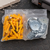 Budget Pack Screw, Washer & Plug Kit (Timber, Drywall and Plaster) 50 Pack - styled product image B