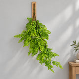 Hanging Native Green Dense Maiden Hair Fern Bush UV Resistant 80cm - styled product image C
