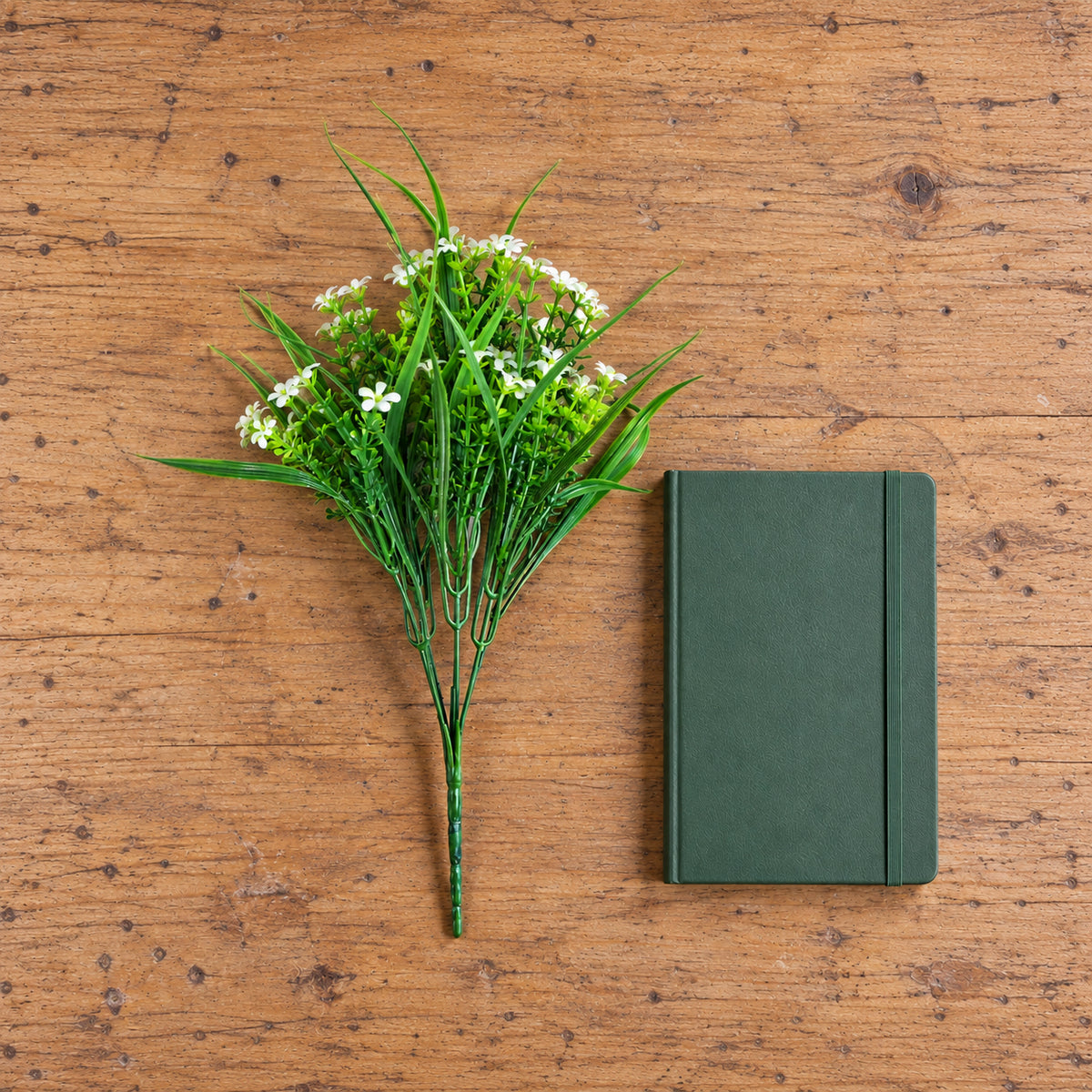Artificial Daisy Grass Stem UV 30cm - styled product image A