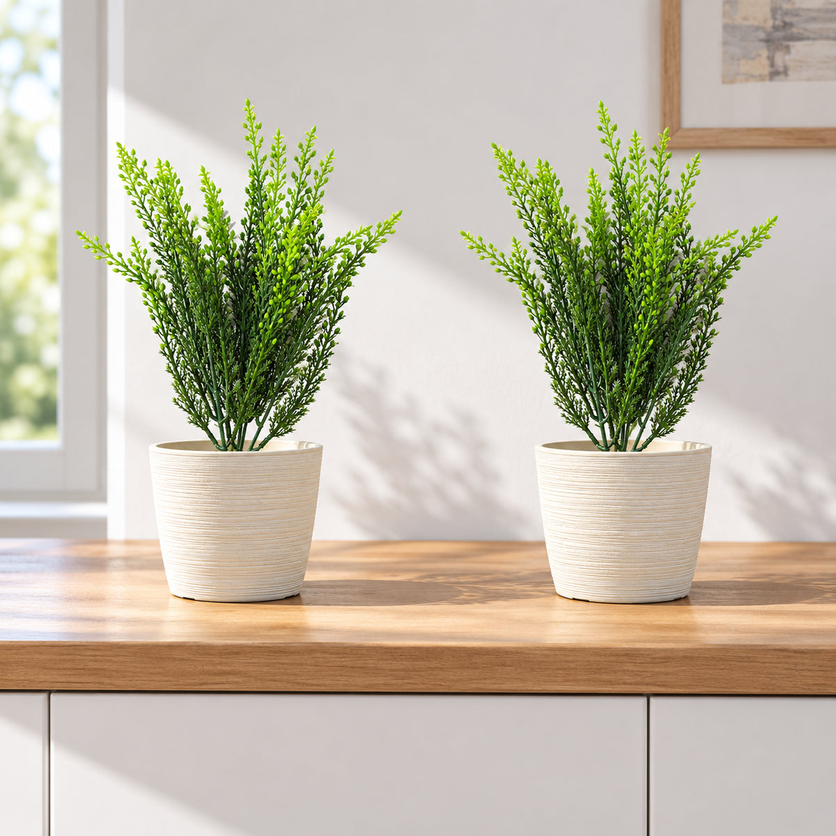 Artificial Long Wild Grass UV 30cm - styled product image C