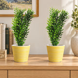 Artificial Bamboo Leaf Stem UV 30cm - styled product image B
