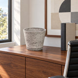 Imitation Grey Stone Pot 20cm - styled product image A