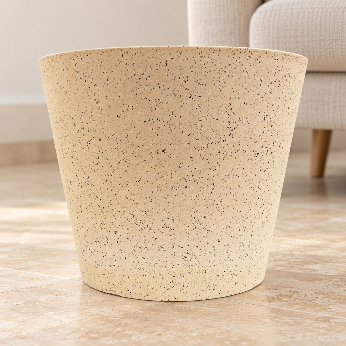 Imitation Stone (White / Cream) Pot 40cm - styled product image C