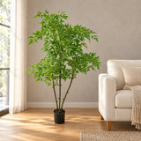 Luscious Premium Artificial Nandina Tree (Sacred Bamboo) 140cm - styled product image A