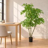Luscious Premium Artificial Nandina Tree (Sacred Bamboo) 140cm - styled product image B