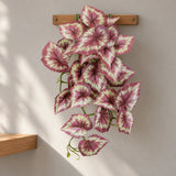 Artificial Red Variegated Hanging Tropical Ginger Plant 45cm - styled product image B