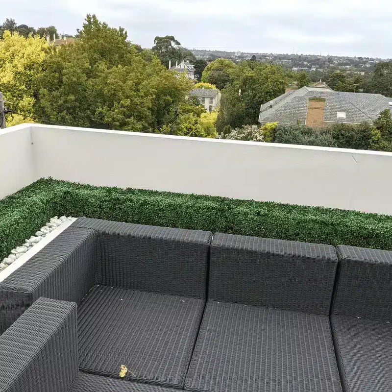 Life-like and Durable Hedge Balcony Garden in Toorak