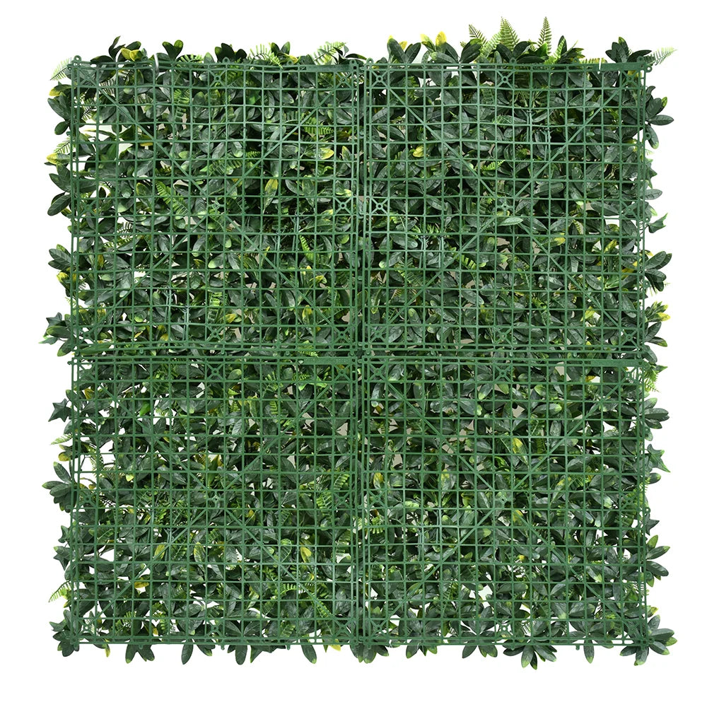 Emerald Haven artificial green wall panel 1m x 1m, backing