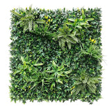 Emerald Haven artificial green wall panel 1m x 1m, front