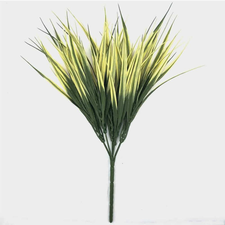 Yellow Tipped Grass Stem UV Resistant 35cm - Designer Plants