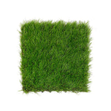9 Pieces of Interconnecting Artificial Grass Decking Tiles (UV Resistant) 30cm x 30cm - Designer Plants