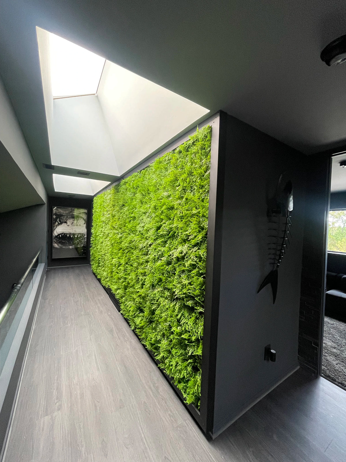 Mediterranean Fern Vertical Garden / Green Wall UV Resistant 1m x 1m
