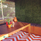 Boxwood Hedge Screen Green Wall Panel UV Resistant 100cm x 100cm