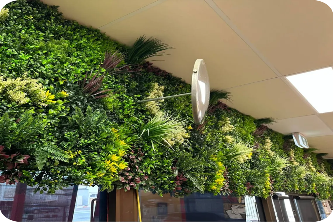 Luxury Triptych Vertical Garden / Living Wall Set 3 of Pieces 1m x 1m (3 SQM Set) UV Resistant