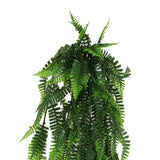 Artificial Hanging Fern Garland Bush UV Resistant and Fire Rated 18cm Wide x 75cm Long