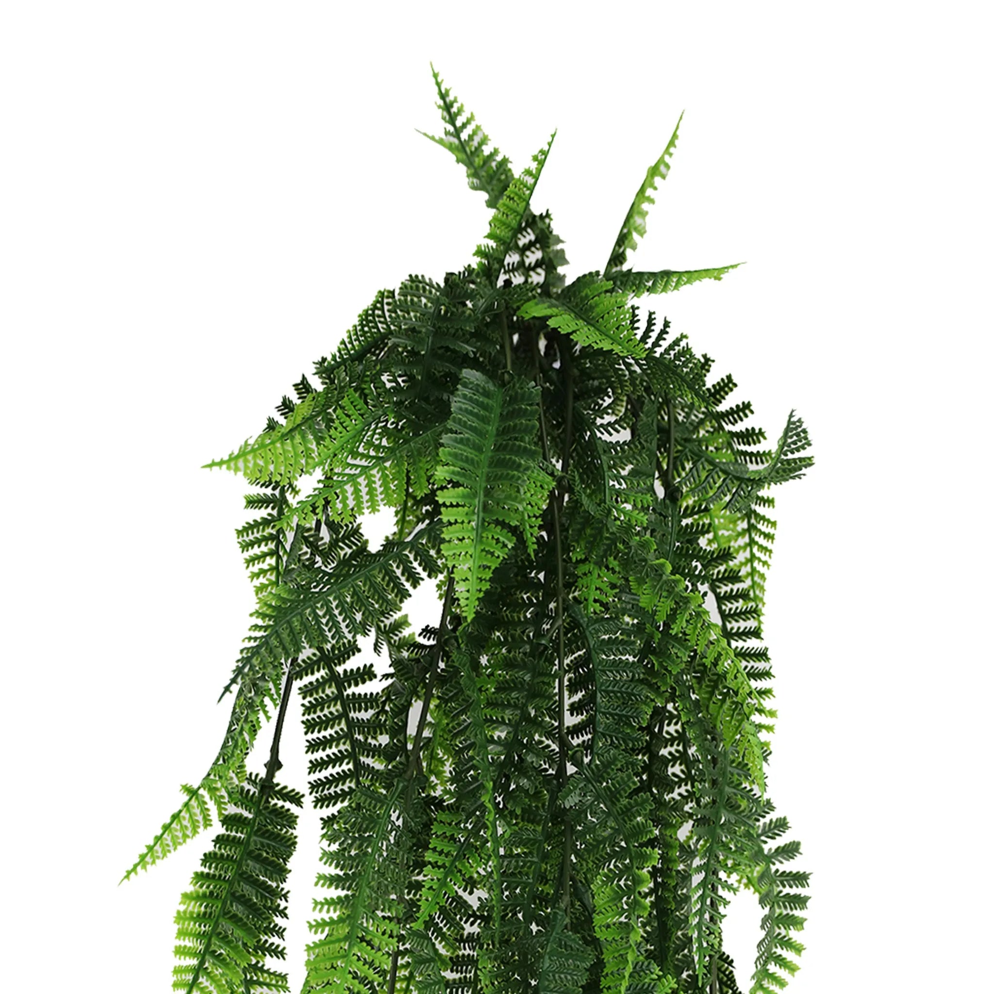 Artificial Hanging Fern Garland Bush UV Resistant and Fire Rated 18cm Wide x 75cm Long