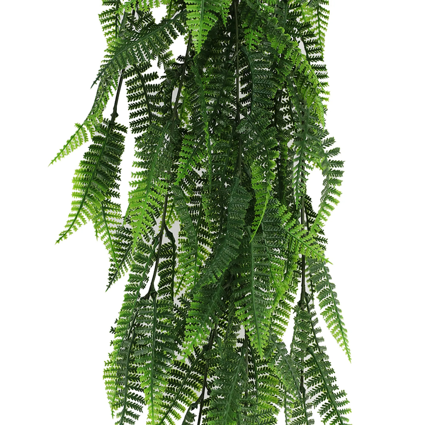 Artificial Hanging Fern Garland Bush UV Resistant and Fire Rated 18cm Wide x 75cm Long
