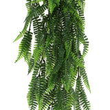 Artificial Hanging Fern Garland Bush UV Resistant and Fire Rated 18cm Wide x 75cm Long
