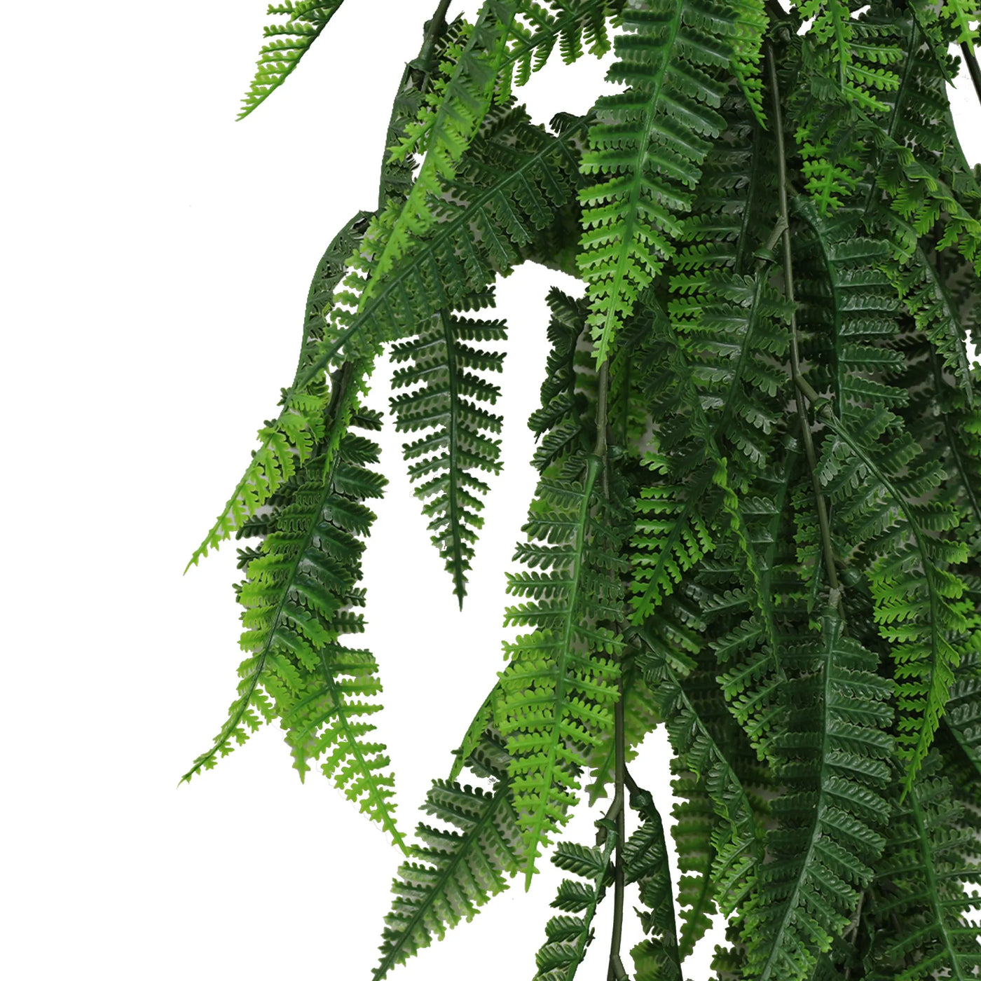 Artificial Hanging Fern Garland Bush UV Resistant and Fire Rated 18cm Wide x 75cm Long