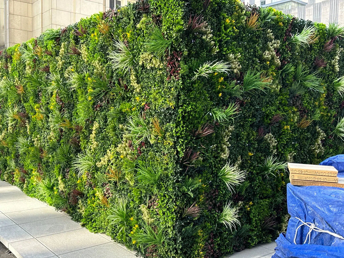 Luxury Triptych Vertical Garden / Living Wall Set 3 of Pieces 1m x 1m (3 SQM Set) UV Resistant