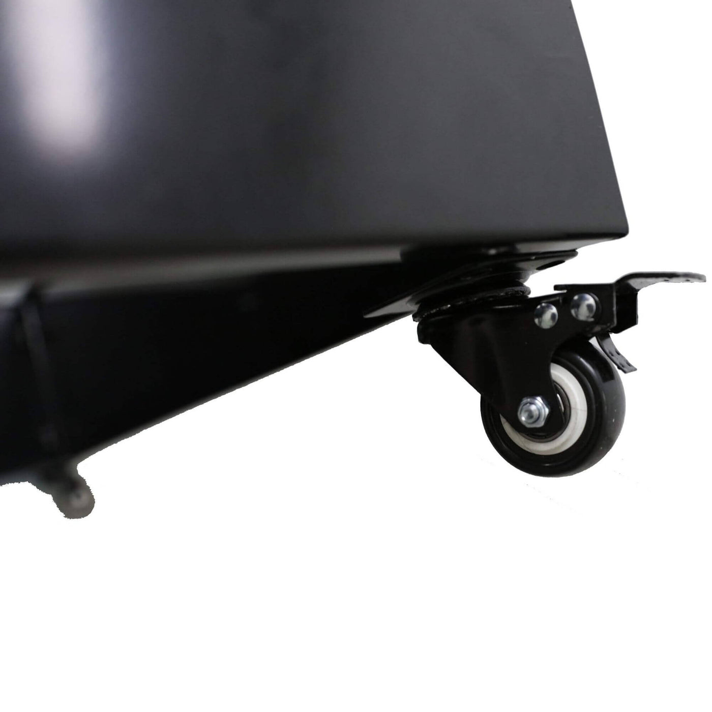 Black Metal Planter Medium + Wheels