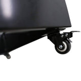Black Metal Planter Medium + Wheels