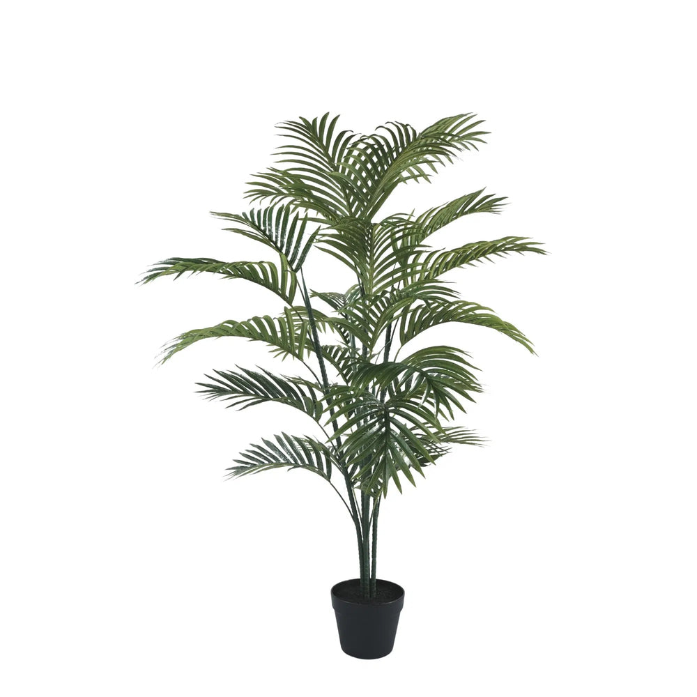Potted Bushy Artificial Areca Palm Tree 120cm - Designer Plants