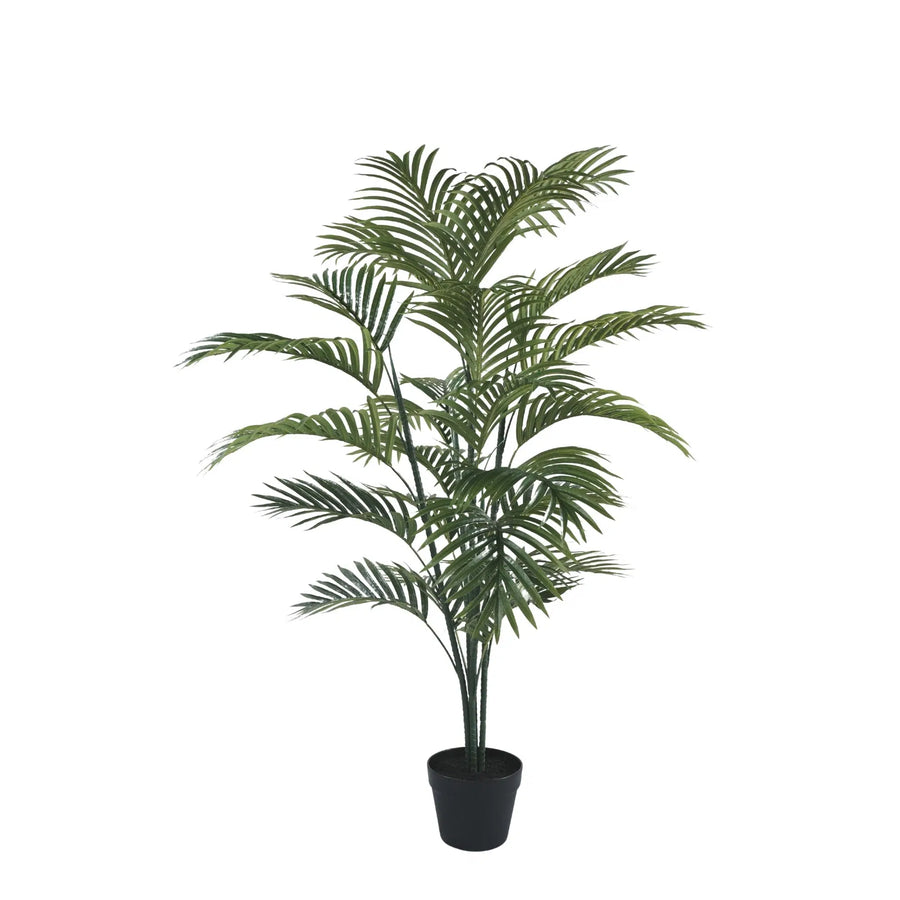 Potted Bushy Artificial Areca Palm Tree 120cm - Designer Plants