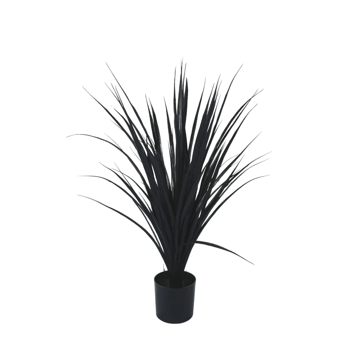 Premium Black Potted Artificial Long Grass (Yucca Grass) 75cm UV Resistant - Designer Plants