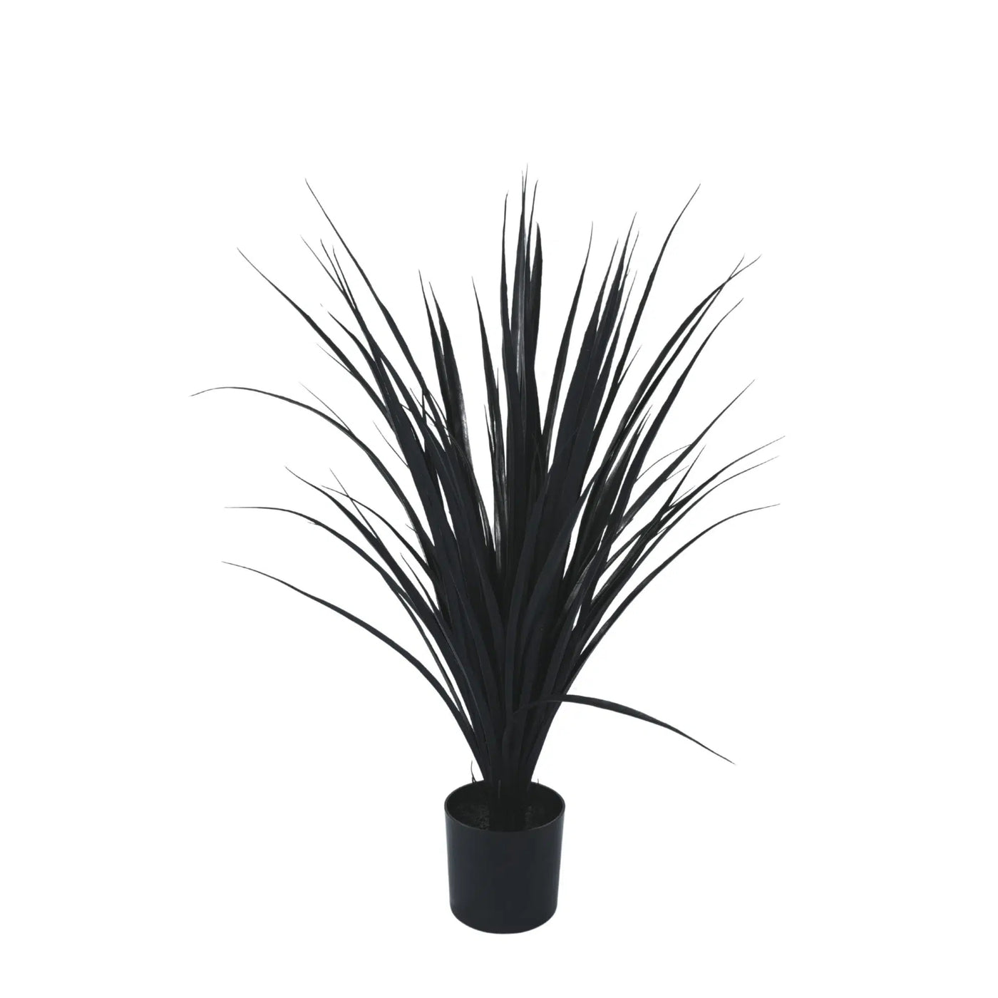 Premium Black Potted Artificial Long Grass (Yucca Grass) 75cm UV Resistant - Designer Plants
