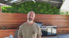 Luxury Country Fern Recycled Vertical Garden / Green Wall UV Resistant 100cm x 100cm - product video 2 of 2