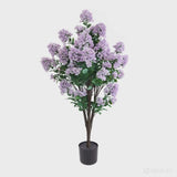 artificial lilac crepe myrtle tree 120cm - rotating product video