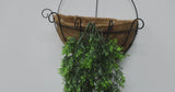 Artificial Hanging Mossy Cedar Vine Garland Bush UV Resistant and Fire Rated 22cm Wide x 75cm Long - product video 1 of 2
