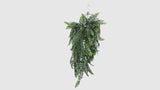 Artificial Hanging Dense Boston Fern Garland Bush UV Resistant and Fire Rated 27cm Wide x 94cm Long - product video