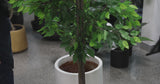 Mixed Green Bushy Artificial Ficus Tree 180cm - product video