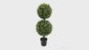 artificial two ball topiary tree 83cm - rotating product video