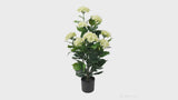 artificial white hydrangea tree - rotating product video