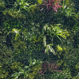 Luxury Lush Spring Recycled Vertical Garden / Green Wall UV Resistant 100cm x 100cm - product video 2 of 2