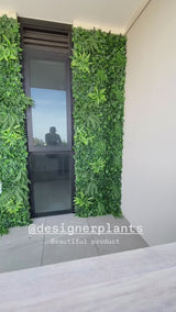Luxury Green Tropics Vertical Garden/Green Wall UV Resistant 1m x 1m - product video 2 of 2
