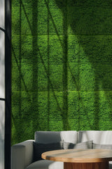Fresh Natural Green Artificial Moss / Green Wall UV Resistant 1m x 1m