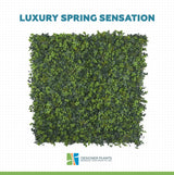 Luxury Spring Sensation Hedge Screen Green Wall Panel UV Resistant 100cm x 100cm