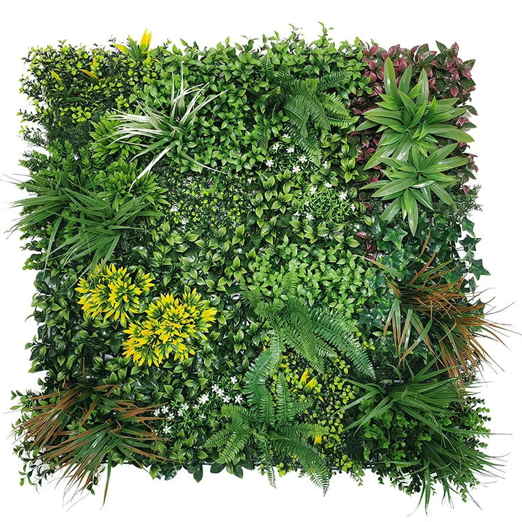 Summer Sensation artificial green wall panel 1m x 1m, front