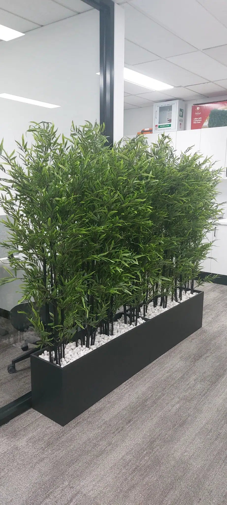 Premium Dense Artificial Black Bamboo 180cm