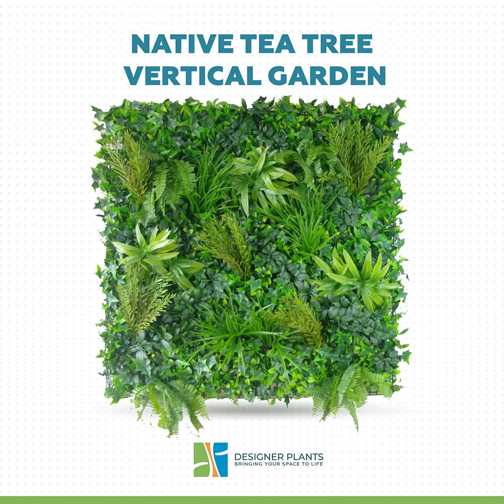 Native Tea Tree Vertical Garden / Green Wall UV Resistant 100cm x 100cm