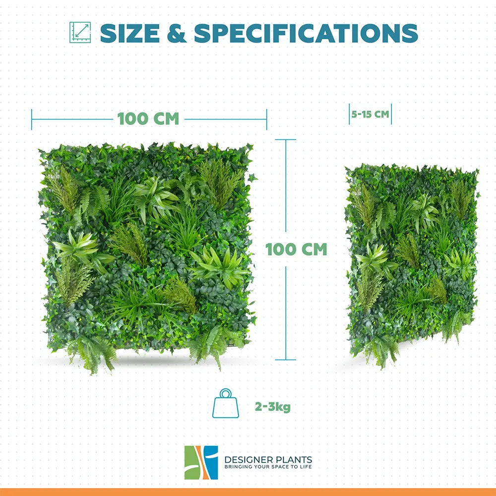 Native Tea Tree Vertical Garden / Green Wall UV Resistant 100cm x 100cm