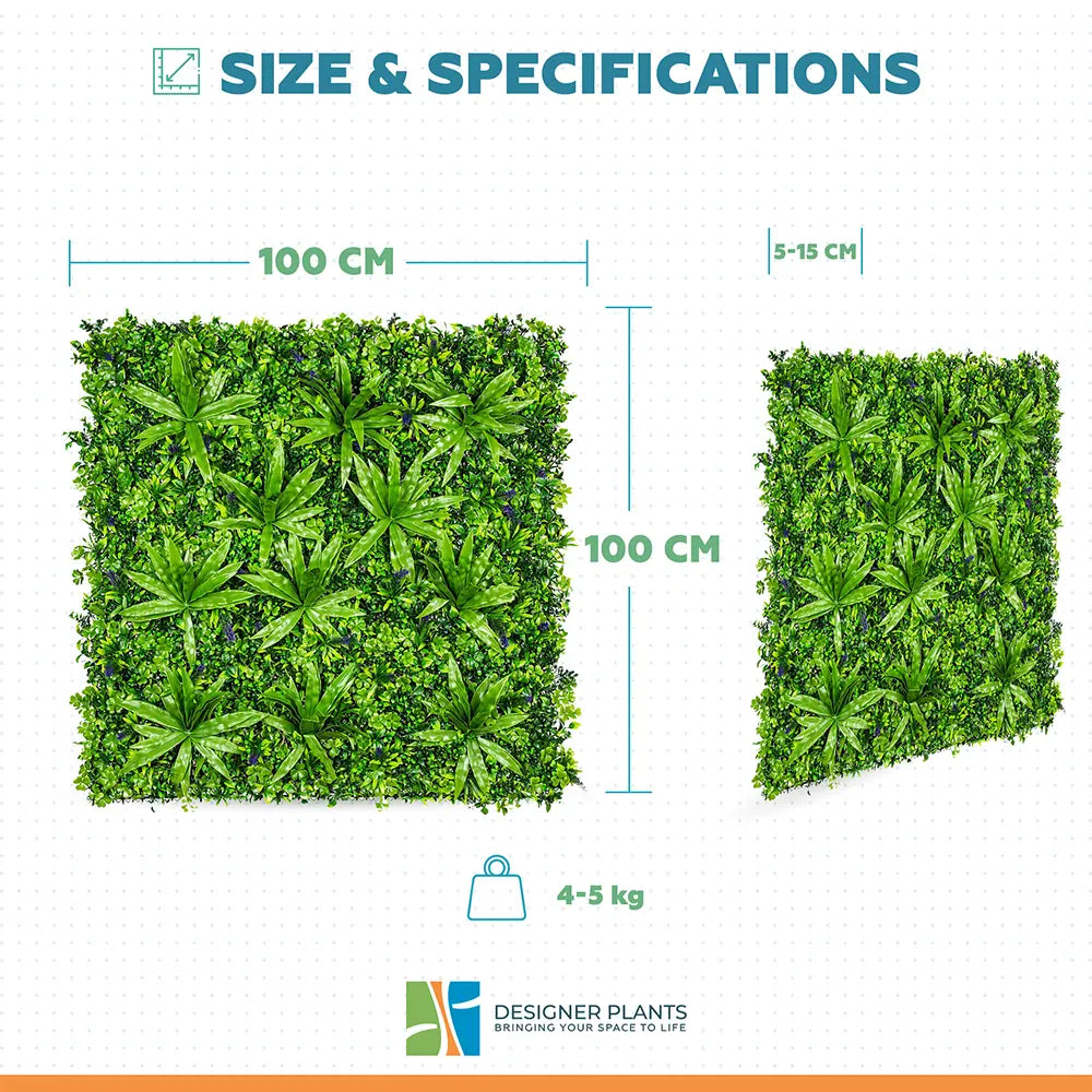 Lavandula Vertical Garden / Green Wall UV Resistant 1m x 1m