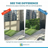 Luxury Evergreen Rainforest Recycled Vertical Garden / Green Wall UV Resistant 1m x 1m